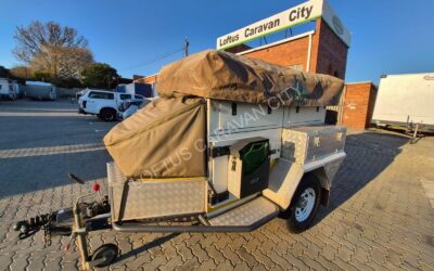 Pre-owned 2014 Jurgens Safari XT140 Extension Off-Road Camping Trailer for sale